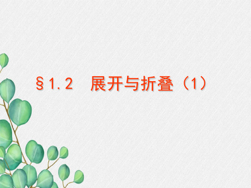 《展开与折叠》PPT课件 (公开课)2022年北师大版 (6)