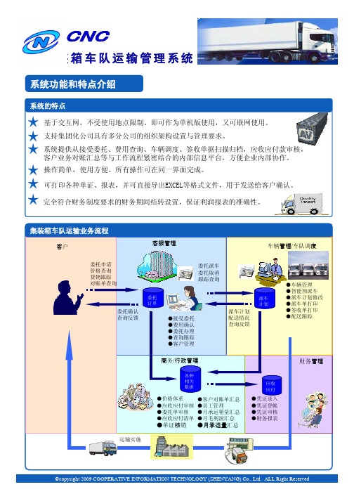 集装箱车队运输管理系统