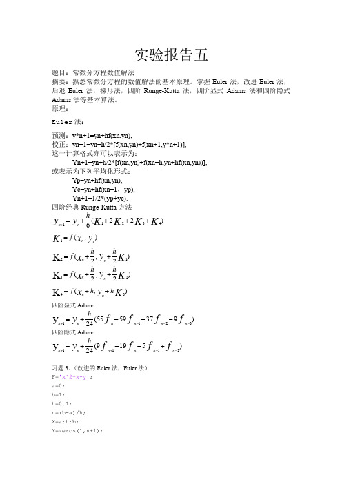 数值分析matlab版第五章