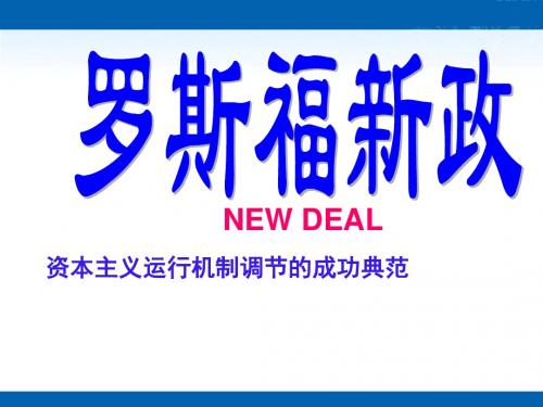 罗斯福新政