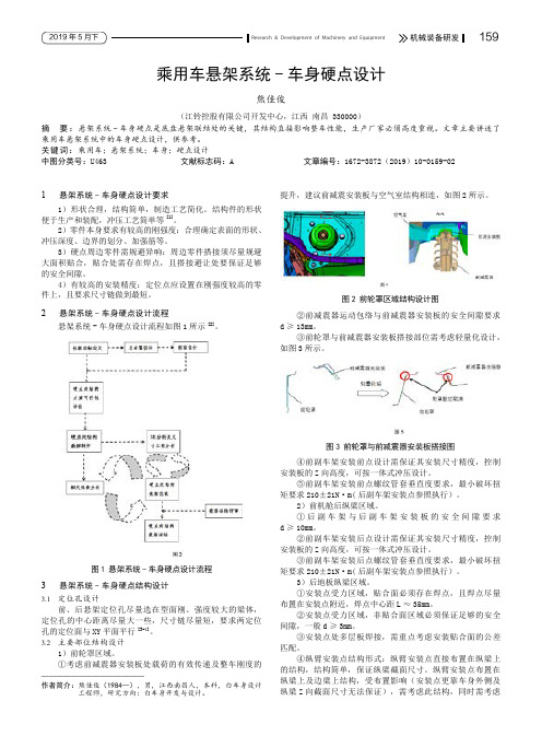 乘用车悬架系统-车身硬点设计