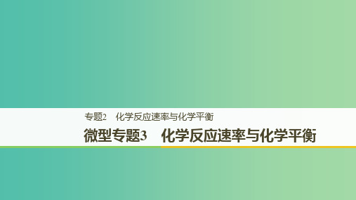 2018-2019版高中化学专题2化学反应速率与化学平衡微型专题3课件苏教版选修