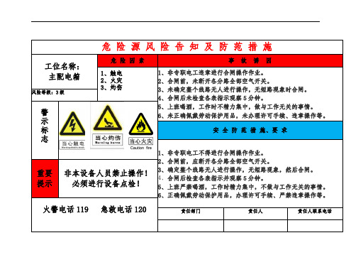 济南国药风险告知牌