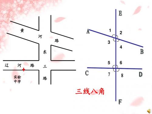 新人教版七年级数学下册第五章《同位角,内错角,同旁内角2》公开课课件