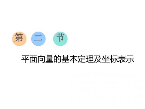 江苏高考数学(理)总复习课件： 平面向量的基本定理及坐标表示