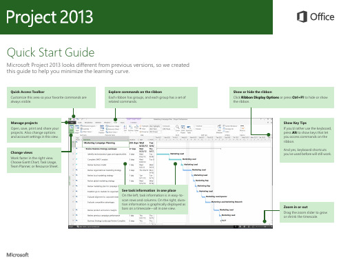 Project 2013快速入门指南