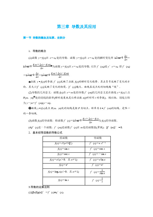 高中数学教材——导数篇