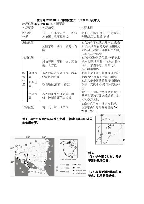 地理位置专题