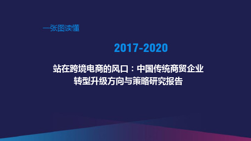 中国传统商贸企业转型升级方向与策略研究报告