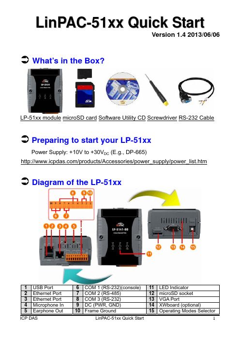 ICP DAS LP-51xx系列产品说明书