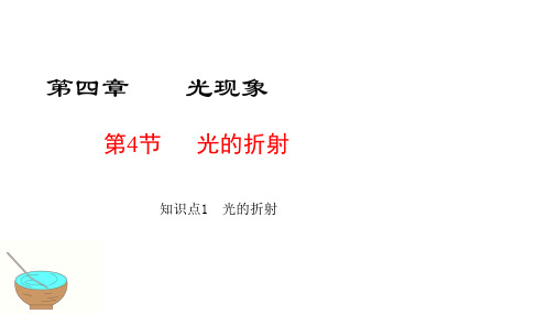 人教版物理八年级上册4.4《光的折射》【课件】20张PPT课件