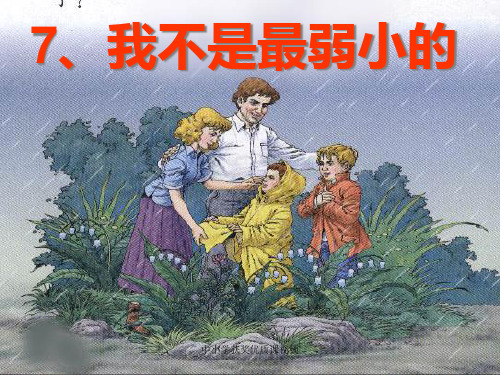 《我不是最弱小的PPT课件