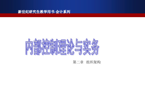 内部控制理论与实务课件 (2)