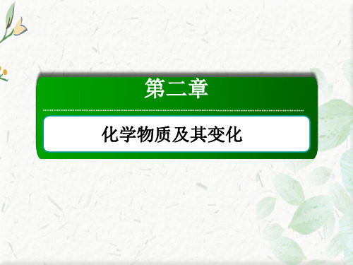 2021新高考化学一轮复习(山东专用)课件：2-2 离子反应