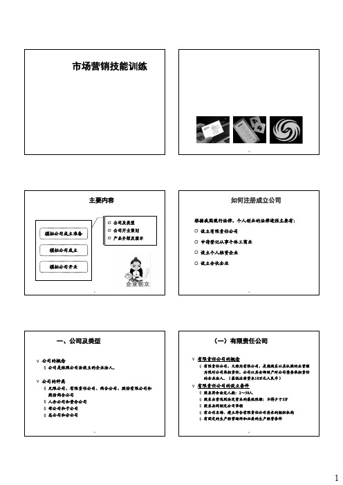 ch1模拟公司成立