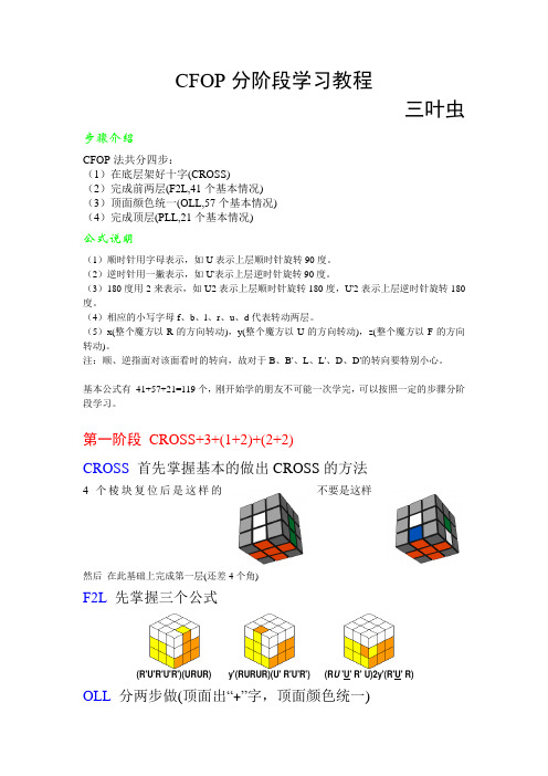 cfop公式图文详解