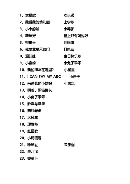 儿童歌曲简谱(打印).pdf