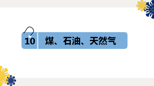 新苏教版六年级科学《煤、石油、天然气》课件