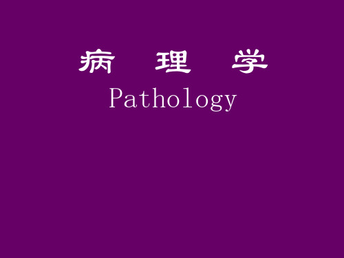 医学PPT课件：病理学(全套课件335页)