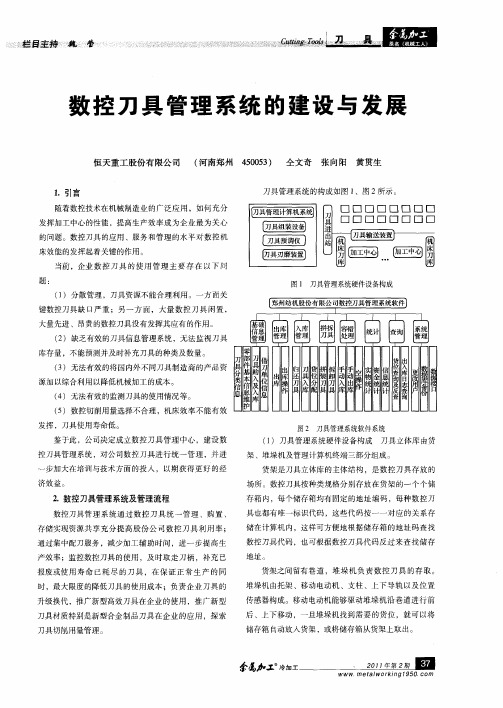 数控刀具管理系统的建设与发展