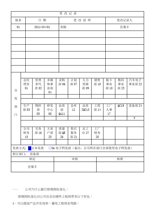 原理图标准及LAYOUT 流程规范要求-模板