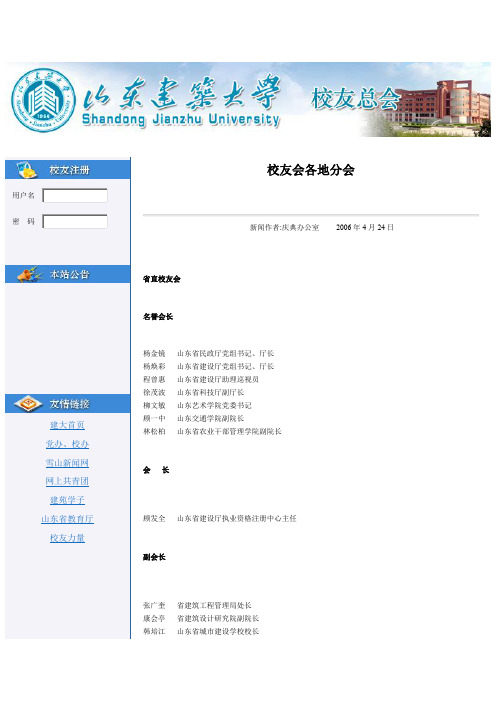 山东建筑大学校友1