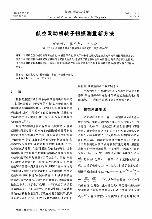 航空发动机转子扭振测量新方法