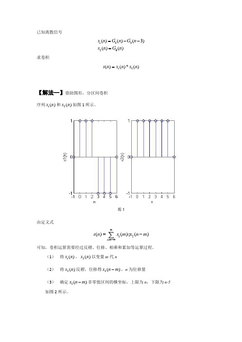 卷积和求法