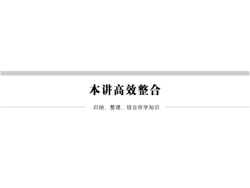 高中数学 第3讲 柯西不等式与排序不等式高效整合课件 