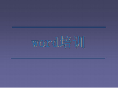 word 2003使用技巧精讲