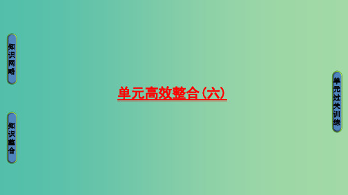 2018高考历史一轮复习第6单元中国古代的农耕经济单元高效整合课件岳麓版