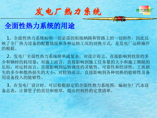 《发电厂热力系统》ppt课件