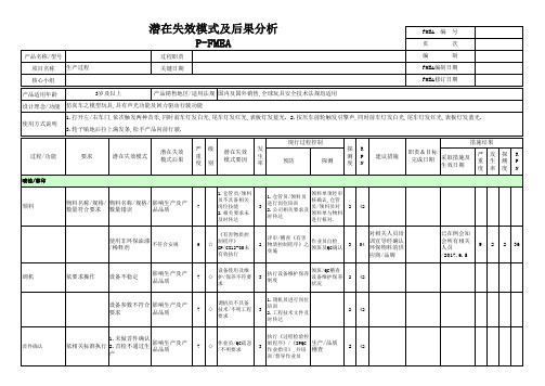 产品喷印pfmea分析范例 (1)