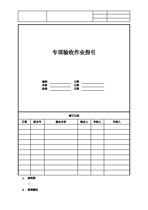 【工程管理】房企专项验收作业指引