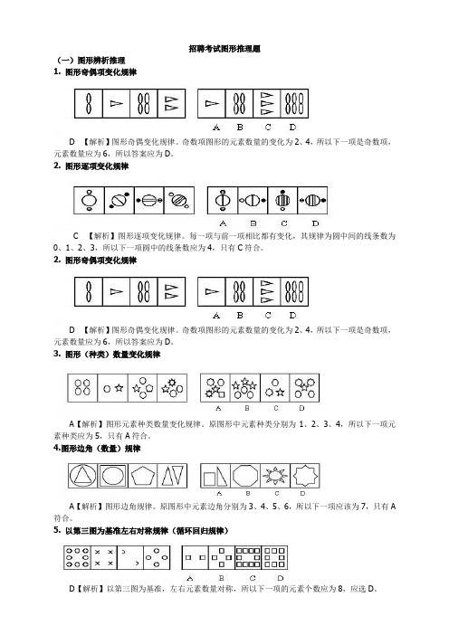 招聘考试图形推理题