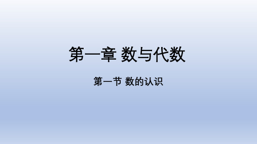 六年级下册数学人教版《数的认识》课件