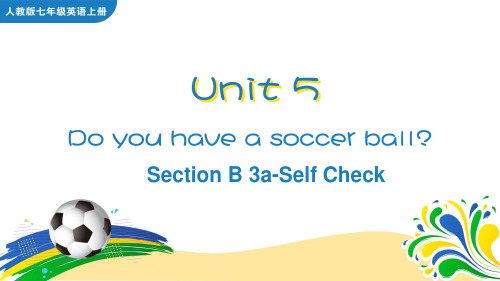 人教版七年级英语上册教学课件《Unit 5 Section B 3a-Self Check》