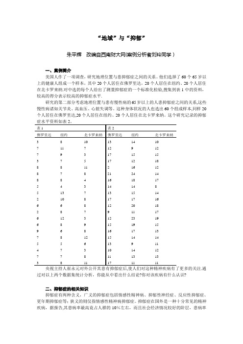 方差分析案例---精品模板