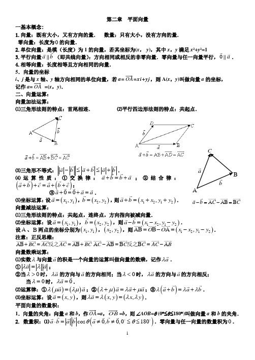 平面向量教学设计-精品教案(优选推荐)