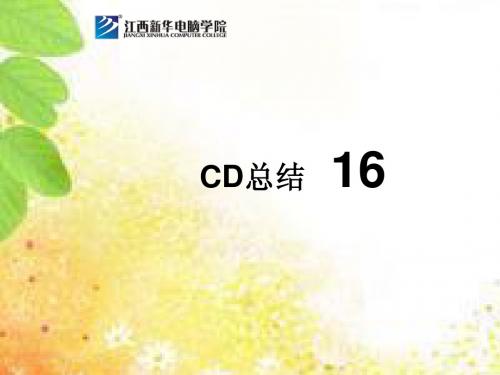 16CD总结