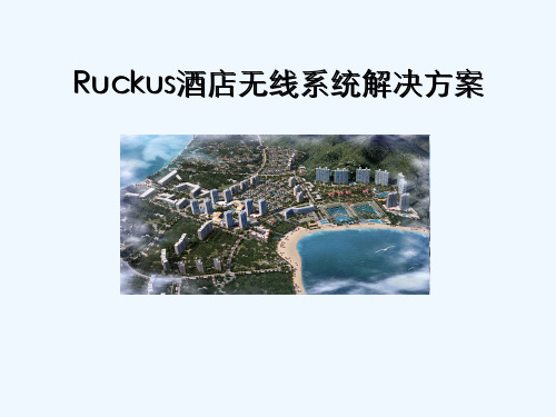 Ruckus酒店无线解决方案