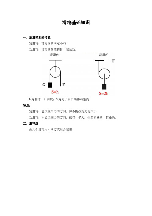 滑轮基础知识