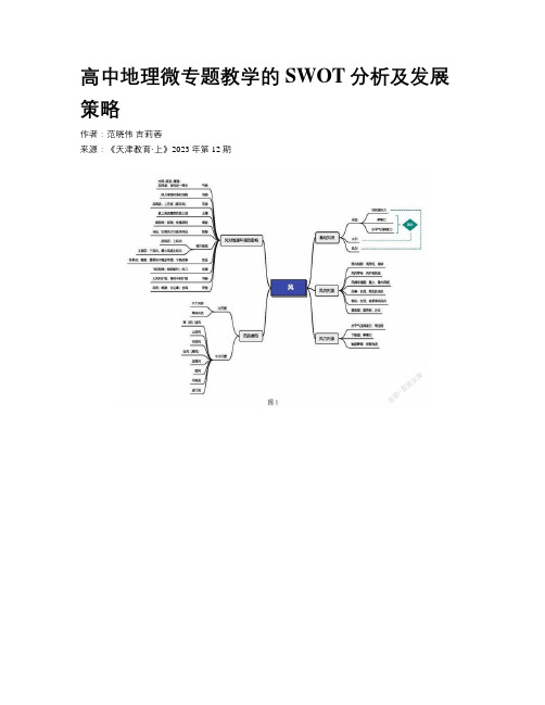 高中地理微专题教学的SWOT分析及发展策略 