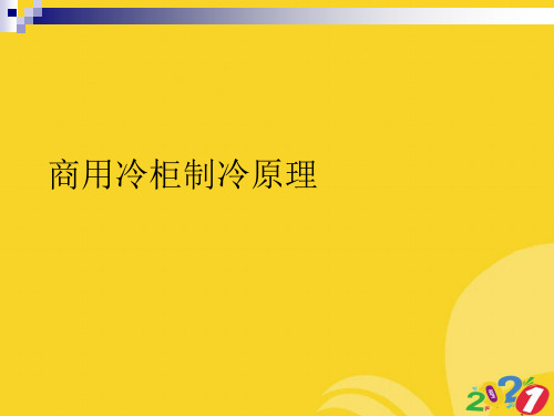 商用冷柜制冷原理PPT优资料