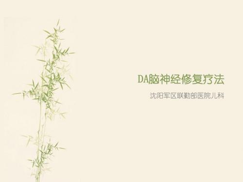 DA脑神经修复疗法