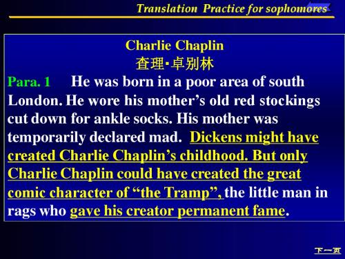 Translation of Charlie Chaplin