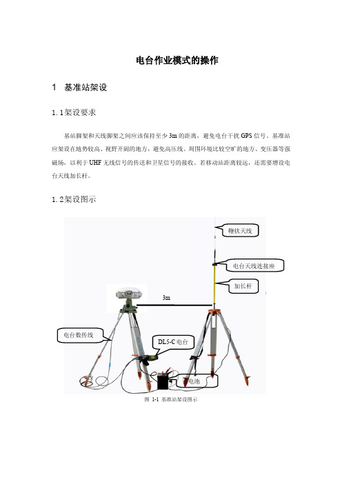 华测GPS电台作业模式简易操作 201406