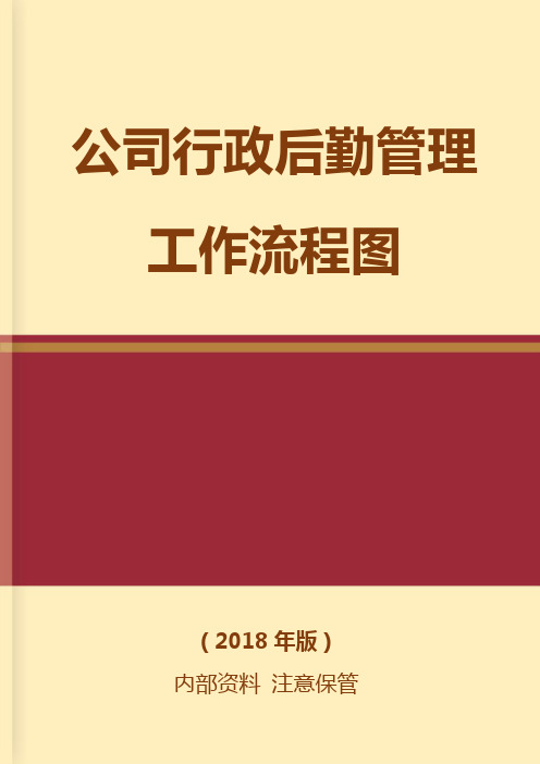 公司行政后勤管理工作流程图