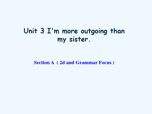 英语人教版八年级上册unit 3 grammar focus