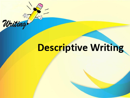 descriptive writing